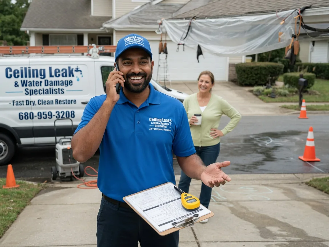 Ceiling Leak Cleanup Moorcroft, WY FAQs